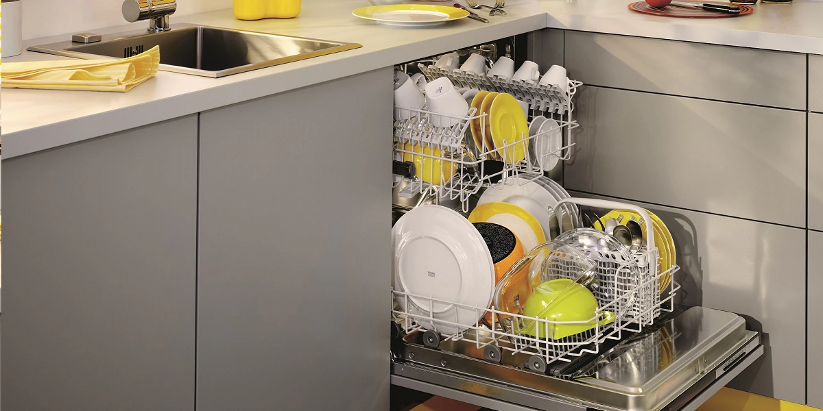 COSTWAY Lave-vaisselle de comptoir, lave-vaisselle intégré à 6 places avec  conservation de 72 h, fonction de séchage à l'air, contrôle tactile LED et